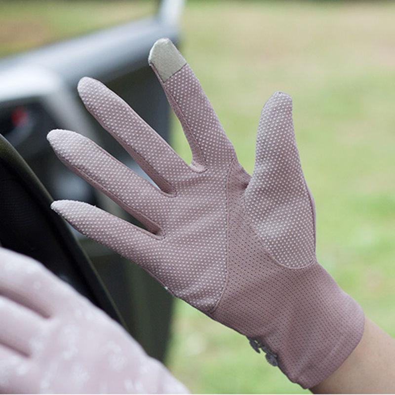 Элегантные кружевные перчатки с бантом для женщин — дышащая защита от солнца, идеально подходит для активного отдыха весной и летом