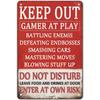 D Gaming Room Metal Tin Signs Welcome To The Game Room Poster Boy Bedroom Decor Iron Plate Youth Dormitory Wall Decoration P