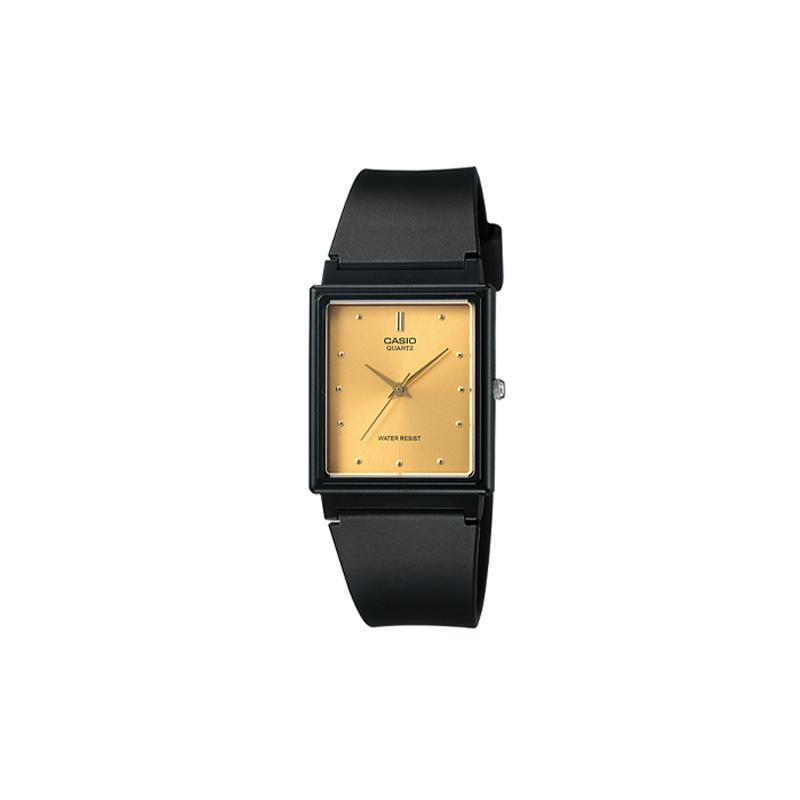Casio Серия YOUTH - квадратные простые и модные ретро маленькие квадратные часы, кварцевый механизм, ремешок из смолы, японские и корейские часы, мужские MQ-38-9A