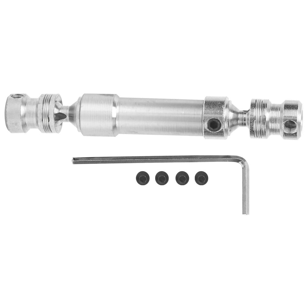 Metal CVD Rear Drive Shaft Spare Parts Fit for WLtoys 12428 12423 1 12 RC CarSilver