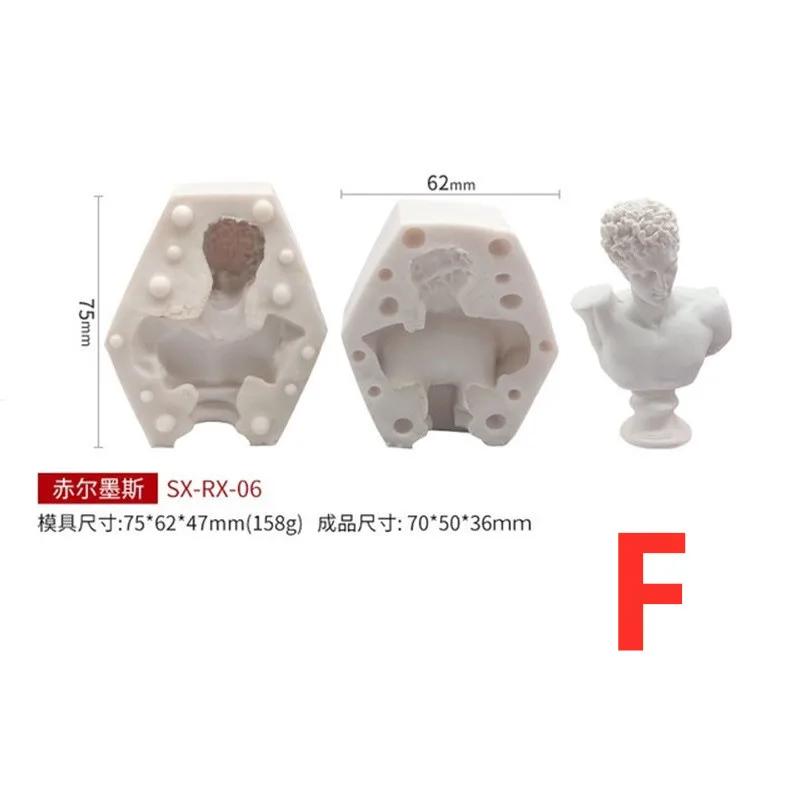 Портрет гипсовая форма ароматизированная свеча форма мыло ручной работы свеча силиконовая форма