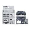King Jim [Genuine] Tepra PRO Tape Cartridge Magnetic Tape 12mm White Label/Black Letters Length 1.5m SJ12S