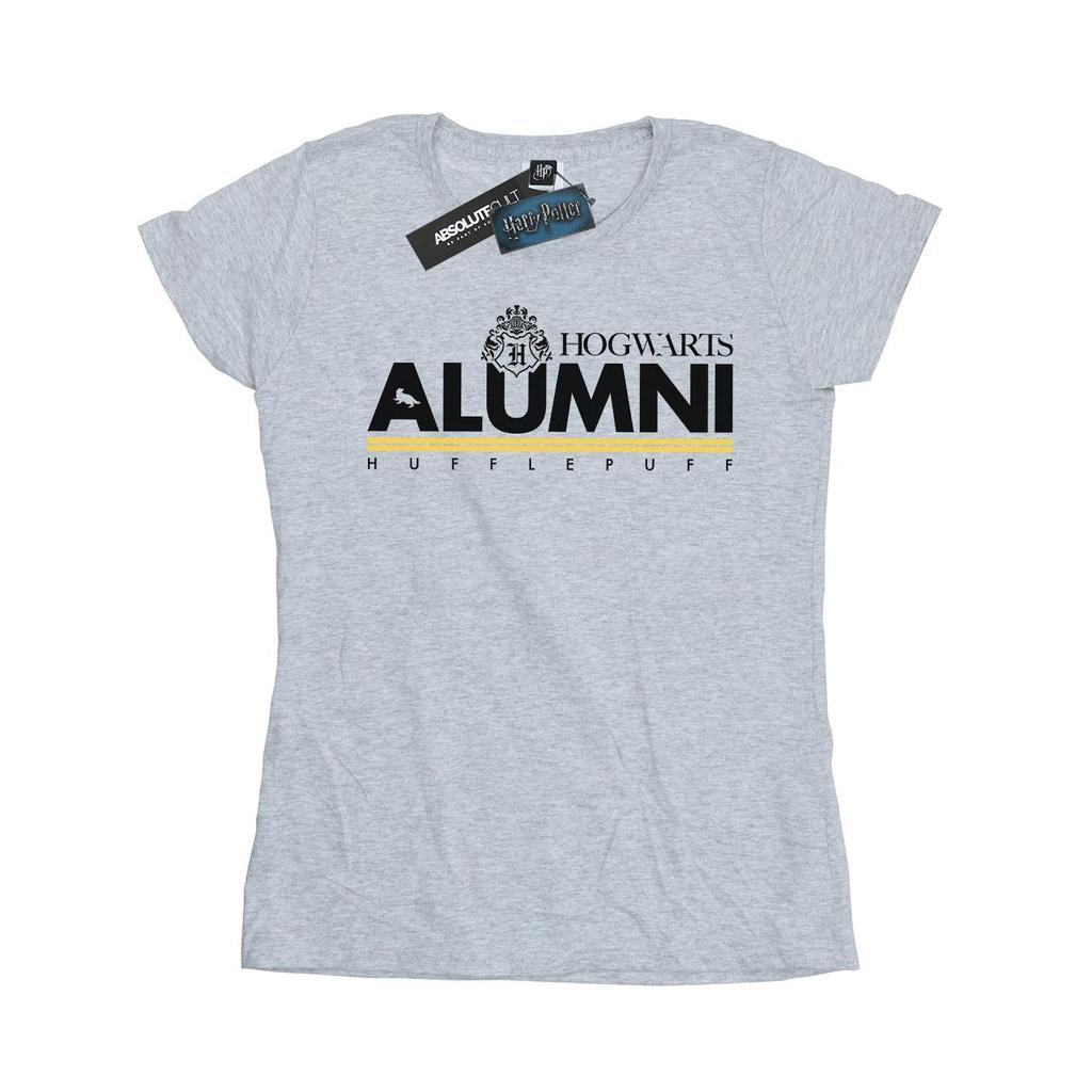 Harry Potter Womens/Ladies Hogwarts Alumni Hufflepuff Cotton T-Shirt