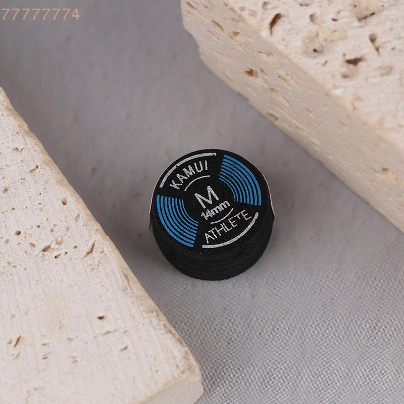 1 шт. S/M/H для игроков в пул 14 мм наконечник для снукерного кия Качество Пул Бильярд Кожа Девятка Жесткий Мягкий Наконечник