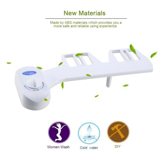 Биде без электричества Самоочищающаяся насадка для мытья сзади Гигиеническая защита Регулируемое давление воды Биде