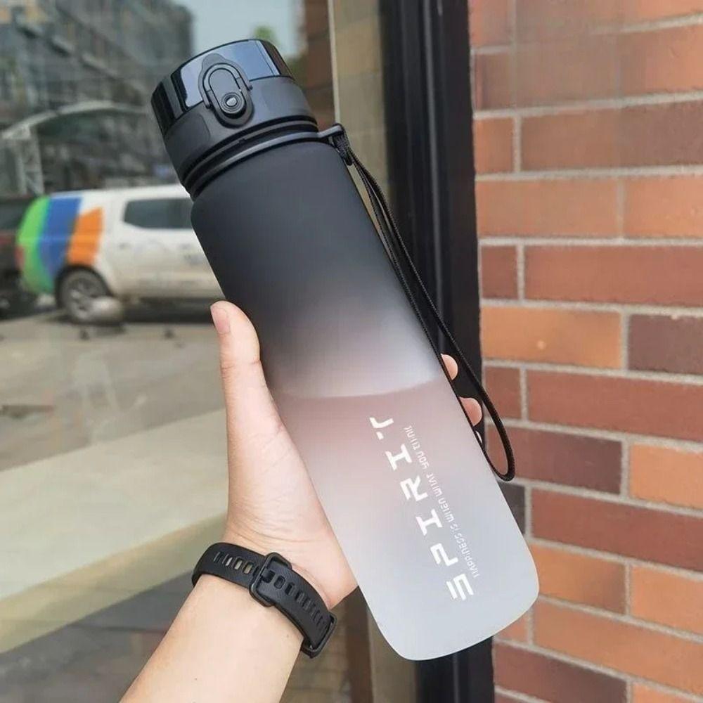 PC Leak Proof Colorful Plastic Cup Gradient Color Large Capacity Sports Kettle  School