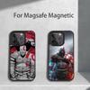 Чехол для телефона Game G-God of W-War Для IPhone 17,16,15,Pro,Max,Air,14,Plus,13,12,11 Обложка для беспроводной зарядки MagSafe