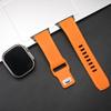 Ультра силиконовый ремешок для Apple Watch Ultra 3 2 Серии 11 10 9 8 7 Se 6 Мужской спортивный ремешок для Iwatch 49мм 46мм 44мм 45мм Регулируемый