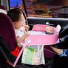 Kids Travel Tray For Cars Seat Activity Table With Pockets Tablet Holders And For Snacking Drawing