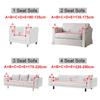 1 /2 /3 /4 Seater Thick Sofa Cover Soild Color Sofa Covers Jacquard Sofa Protector Cover For Living Room Non -Slip Cover Sofa Cover