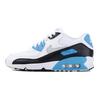 Air Max 90 Амортизация Низкие Детские Беговые Кроссовки Сине-Серые Черные Подростковые 833418-101