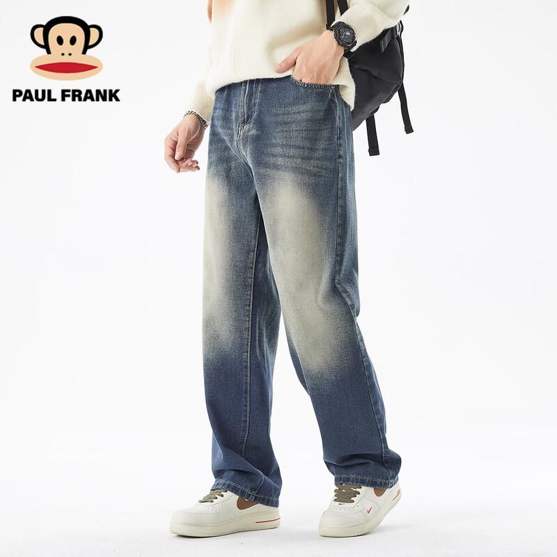 paul frank Мужские джинсы в американском ретро-стиле, свободного прямого кроя
