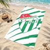 Микрофибровое пляжное полотенце Bursaspor, быстросохнущее, не прилипает песок, легкое, для путешествий, плавания, кемпинга