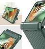 Case for Motorola Razr 70 Ultra / 60 Ultra, PC Kickstand Case, with glass, green