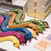 Simulated water boa small snake plush toy S curved python zodiac snake doll boy trick doll