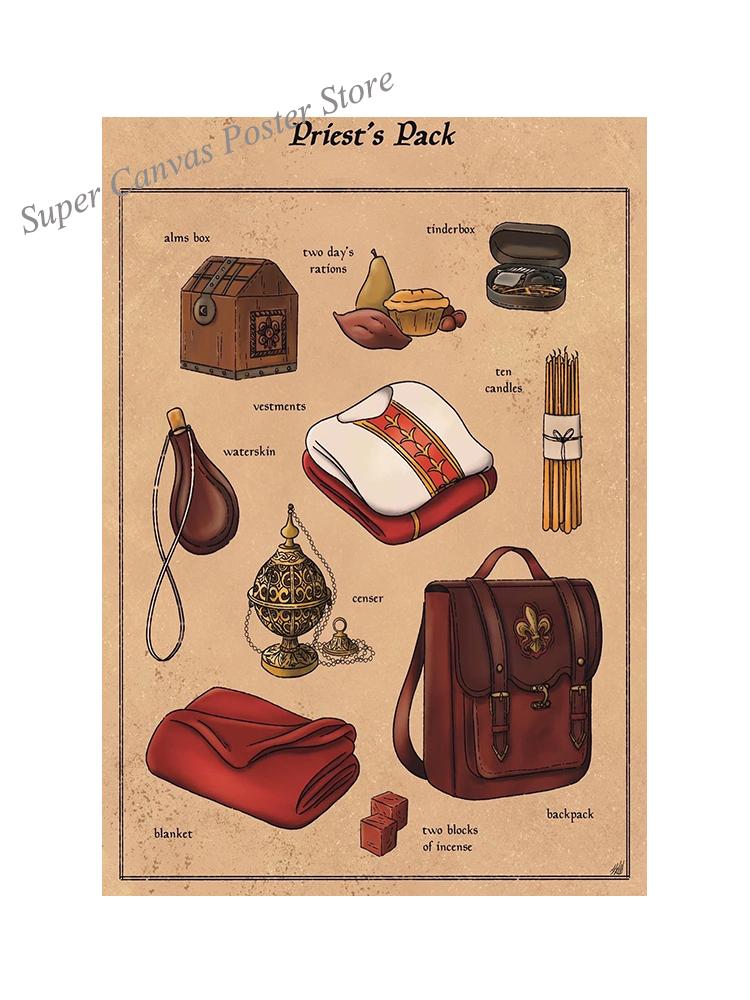 Забавный артист, дипломат, ученый, пакет, мыльная лампа, молоток, художественный принт, постер, холст, картина, винтажное украшение для стены, комнаты