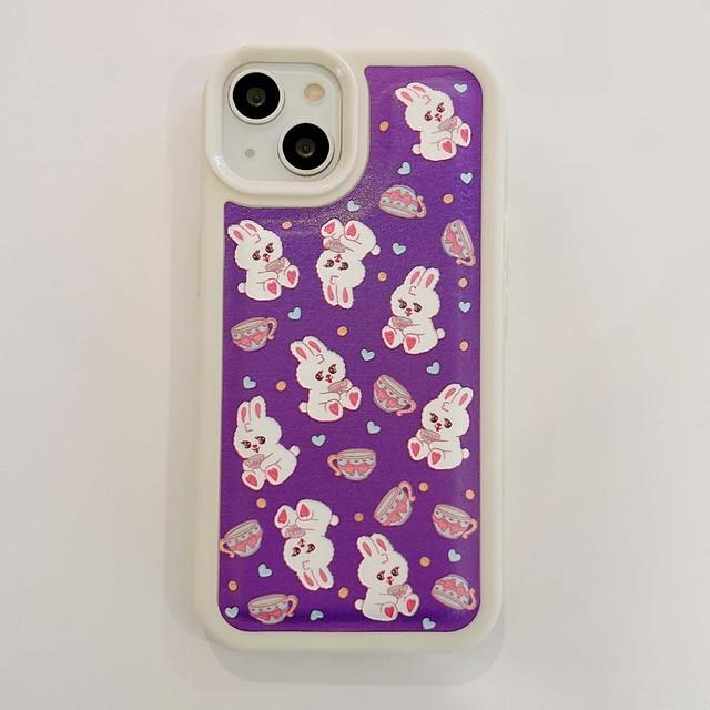 Подарок на Рождество с кроликом, чехол для телефона Happy Cute Bunny для Iphone 11 12 13 Promax 14 Pro Max Plus Xsmax Xr X, задняя крышка