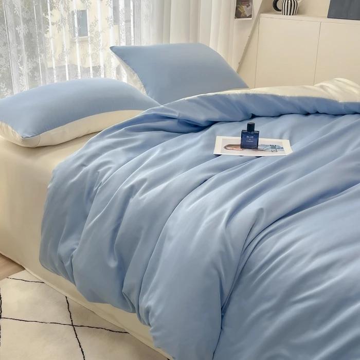 2025 Летнее прохладное одеяло из ледяного шелка однотонное размер Твин/Фулл/Квин/Кинг