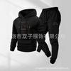 2026 Unisex Hooded Sweatshirt Set Casual Sportswear Teens Youth Lightweight Long Sleeve Tracksuit