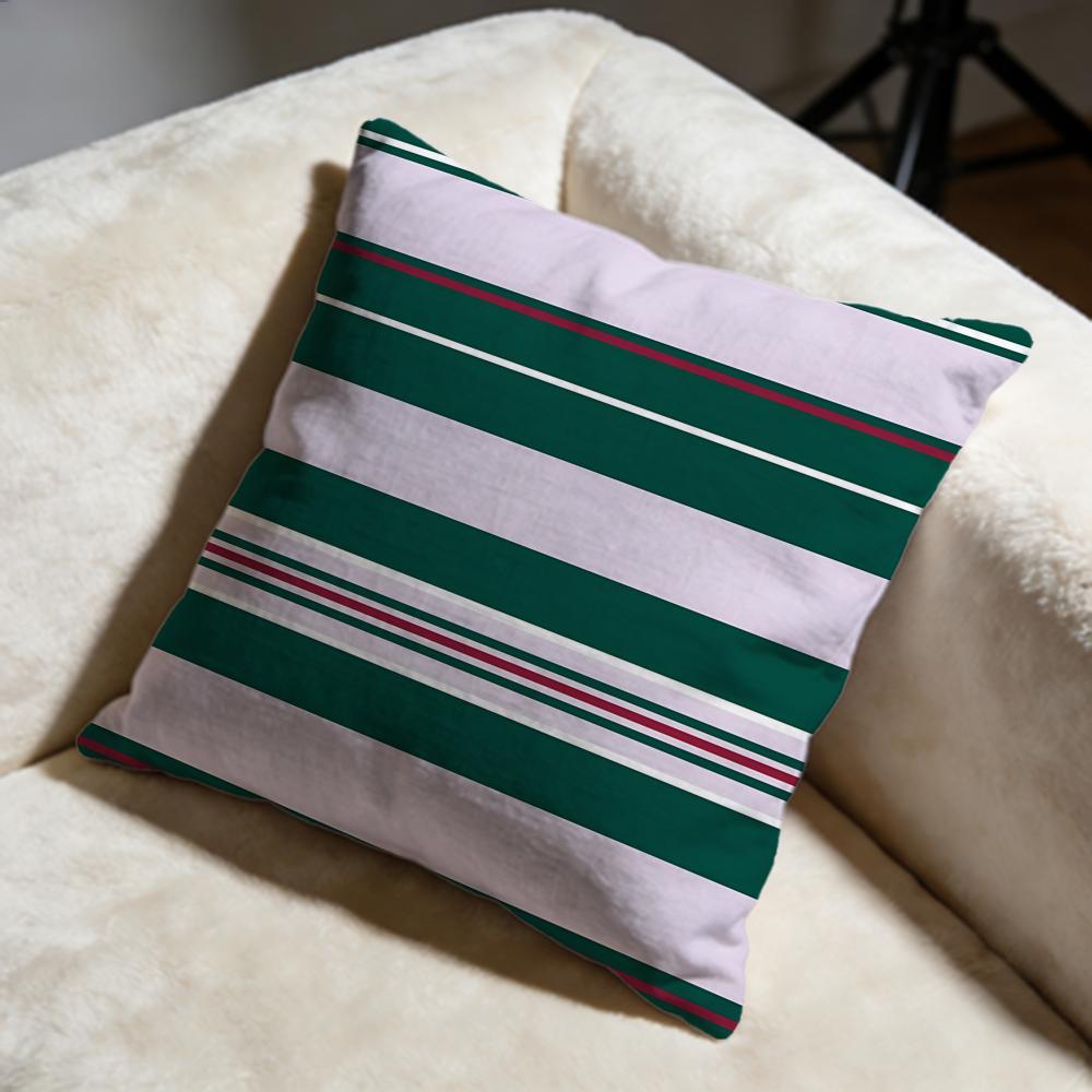straight line Cushion Cover Soft Decorative Pillow Case Suitable for Bedroom Sofa Car Travel Use
