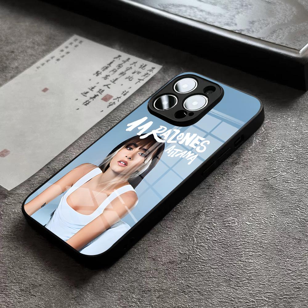 Чехол для телефона Singer A-Aitana Alpha для iPhone 17 Pro Max 14 Pro 15 12 11 13 Mini X XR XS 16 Plus SE Стеклянная крышка