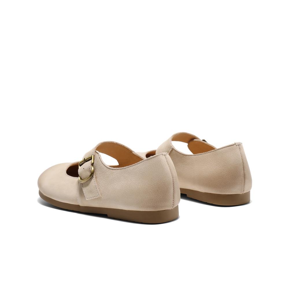 Belle Fashion Brushed Brown Shoes Women's
