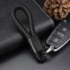 2pcs PU Leather Rope KeyChain, Hand Woven Horseshoe Buckle Key Ring Car Key Rings For Car Fashion Key Accessory Keyrings Gifts