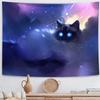 Фэнтези космический котенок подвесная ткань офис гостиная гобелен украшение на стену дома гобелен