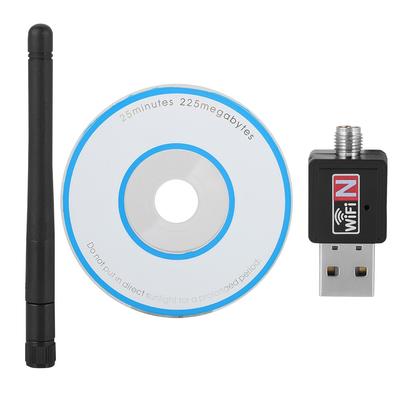 Беспроводная сетевая карта USB2.0 300 Мбит/с WIFI адаптер донгл приемопередатчик сигнала 2,4 ГГц