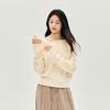 Semir Women's 2025 Winter Slant Shoulder Knit Sweater