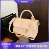 Handheld Small Bag Women's New Fashion Versatile Commuter Shoulder Messenger Bag Small Square Bag