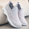 Shoes Women's Sports Shoes Versatile Shoes Soft Sole Air Cushion Shoes Flying Woven Breathable Mesh Shoes One Pedal Women's Shoes
