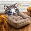 Мультяшное моделирование собачьей будки, теплая будка для кошек, гнездо для домашних животных, матрас для собак, товары для домашних животных, питомник