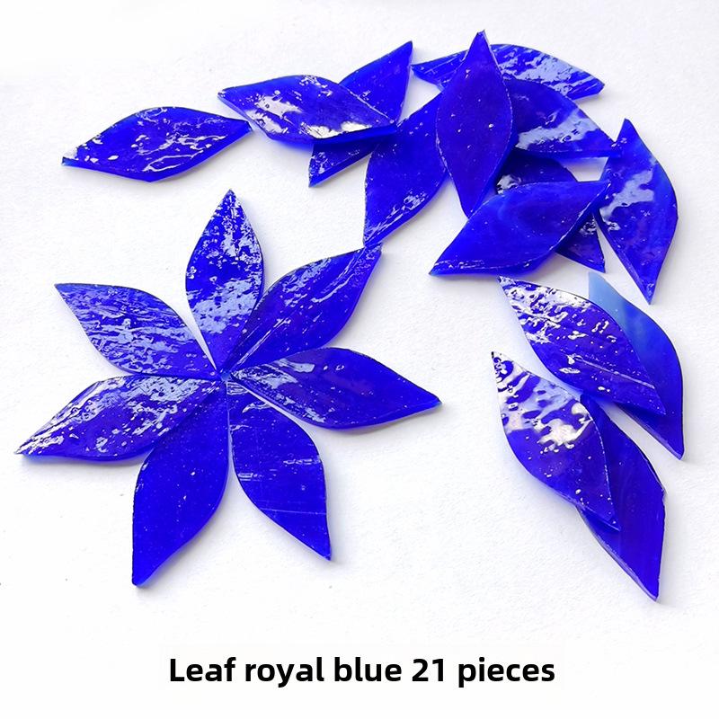 Смешанные цветные листовые слюдяные стеклянные мозаичные детали для украшения подсвечника своими руками