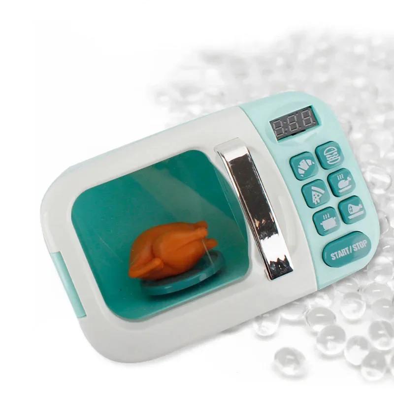 Игрушки для ролевых игрушек «Кухня», набор игровых кухонных принадлежностей для детей, кофеварка, миксер, тостер с реалистичными огнями и звуками