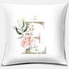 Зеленый Цветочный Серия Письмо Подушка Подарок Украшение для Дома Офиса Спальни Дивана Автомобиля Наволочка чехол
