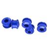 5Pcs Aluminum Alloy Single Chainring Bolts Ultra Light Bicycle Chainring Bolts for Road Mountain