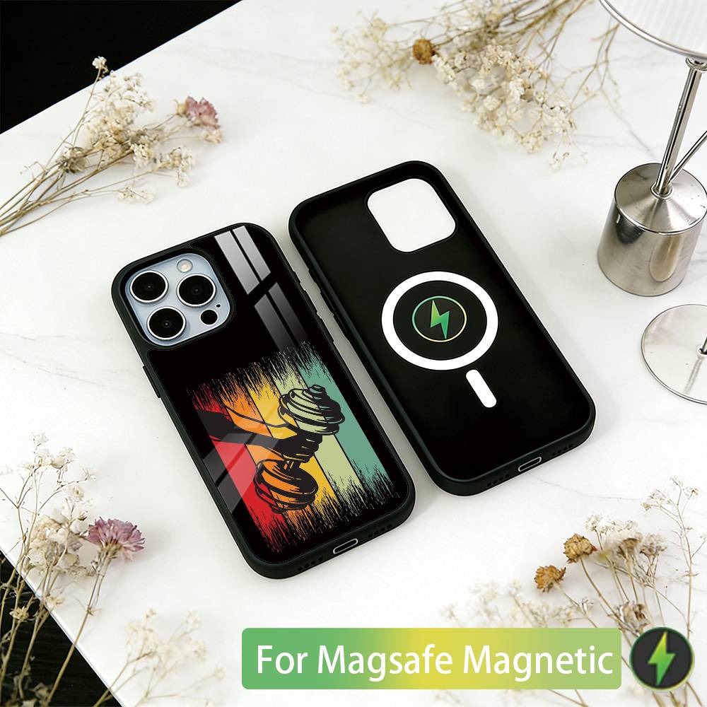 Чехол для телефона для бодибилдинга, тренажерного зала, фитнеса для iPhone 17, 16, 15, 14, 13, 12, 11 Plus, Pro, магнитный с Magsafe, беспроводная зарядка