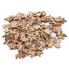 100Pcs/Set Christmas Decorations Environmental Protection Natural Retro Color Cartoon Wood Chips