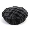 Universal Chemistry Fleece Gray Check Beret Beret