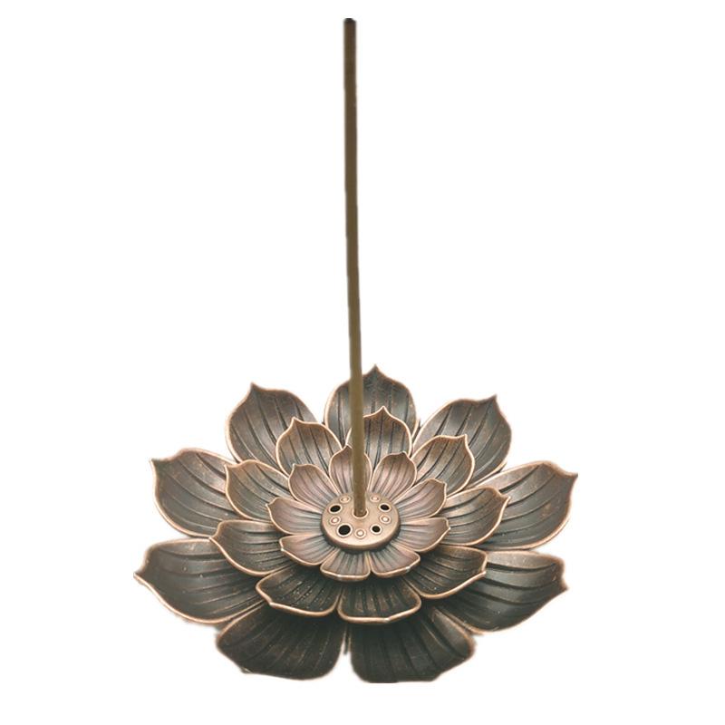 Ретро курильница Lotus Plate Stick Holder