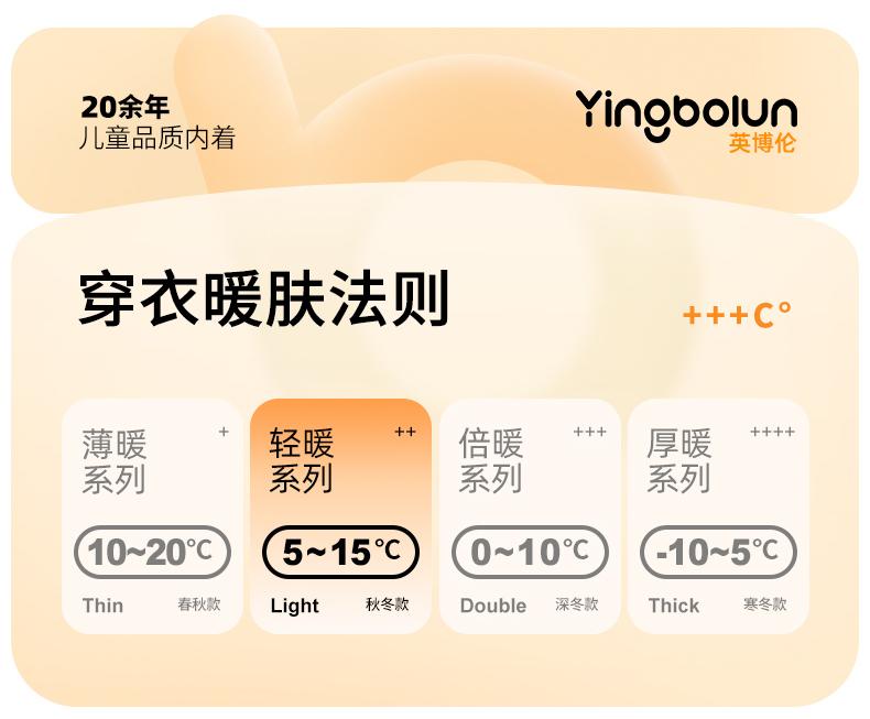 Yingbolun Boys' Autumn Clothes Warm Pajamas Children's Underwear Set Cotton Sweater