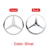 ABS Car Front Hood Emblem Bonnet Badge Rear Trunk Badge Accessory For Mercedes Benz W204 W222 W205 W177 X253 W212 W213 W176 W203 AC2