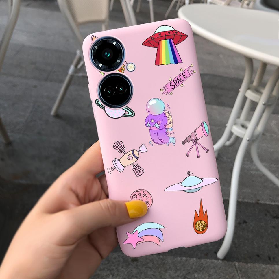 For TECNO Camon 19 Neo Case Cartoon Boy Child Fashion Phone Case Back Cover For Tecno Camon 19 Pro Camon19 Matte Soft Bumper Bag