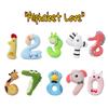 Plush Toy Cuddly Gift For Baby Kids Alphabet Lore Number Blocks