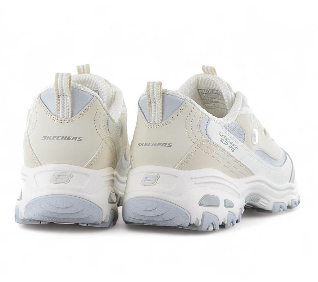 Skechers D Lites - Smooth Nostalgia - Женские слипоны кроссовки бежевые 150537-NTGY ОРИГИНАЛ