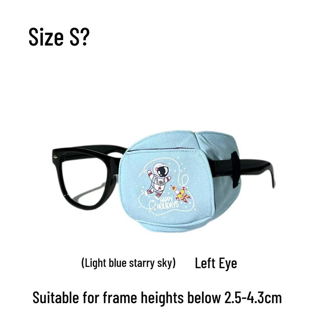 Детский патч для глаз из чистого хлопка при амблиопии для послеоперационных тренировок зрения и коррекции косоглазия/дальнозоркости