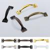 With Bow-Shaped Furniture Pull Iron Barn Door Knob Drawers Handle Drawer Wardrobe Cabinet Door