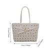 Y2k Bow Shoulder Bag Versatile Commuting Bag Trendy Women Tote Bag  Female