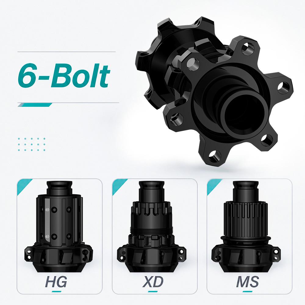 Titgmer Mtb Hub Ratchets 36T 28-Hole Boost Cubes Straight Pull Rear Hub 148X12 Front 110X15 12-Speed Micro Spline Noisy Cube